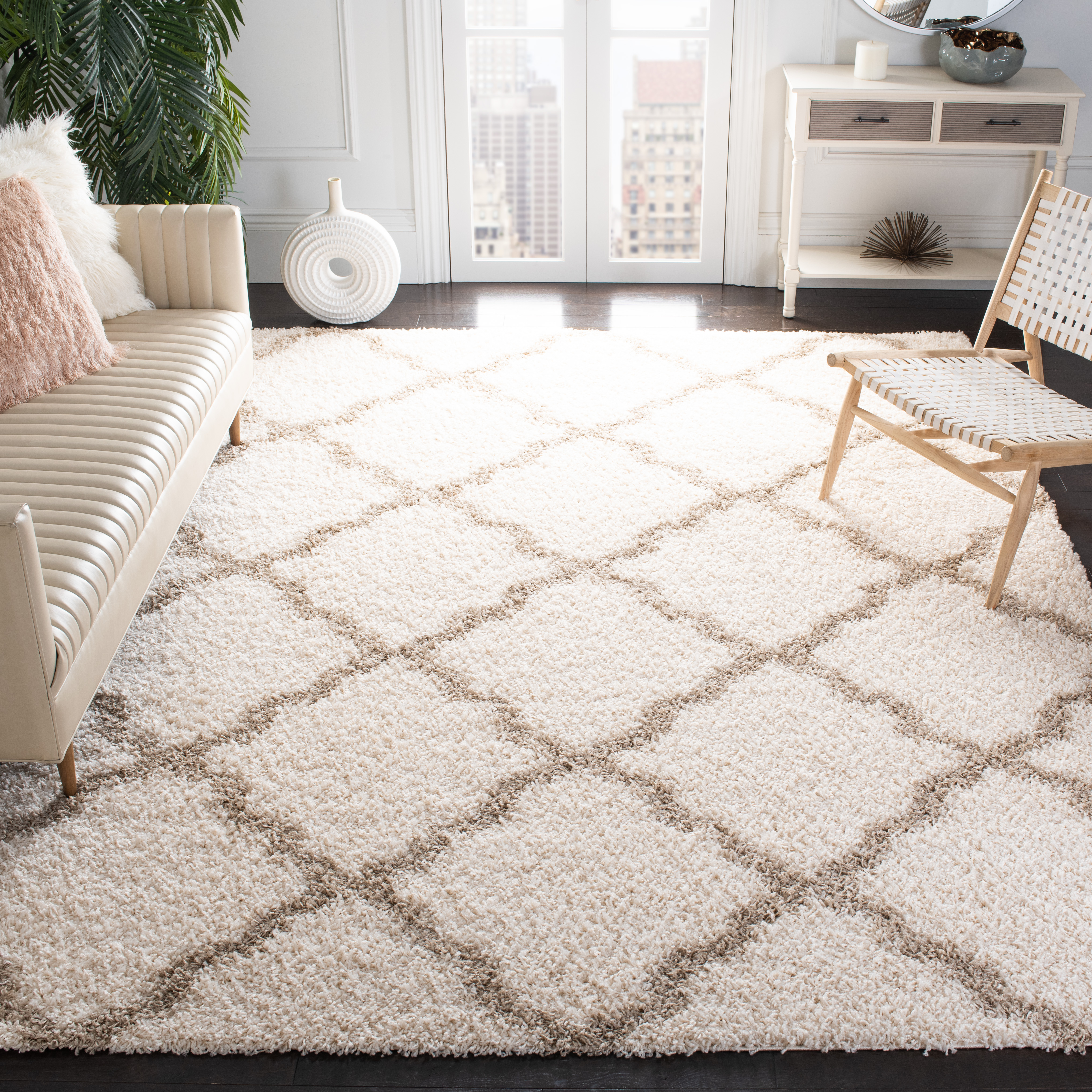 Safavieh SGD257B-8 Dallas Shag 8'x10' Syn. Power Loomed