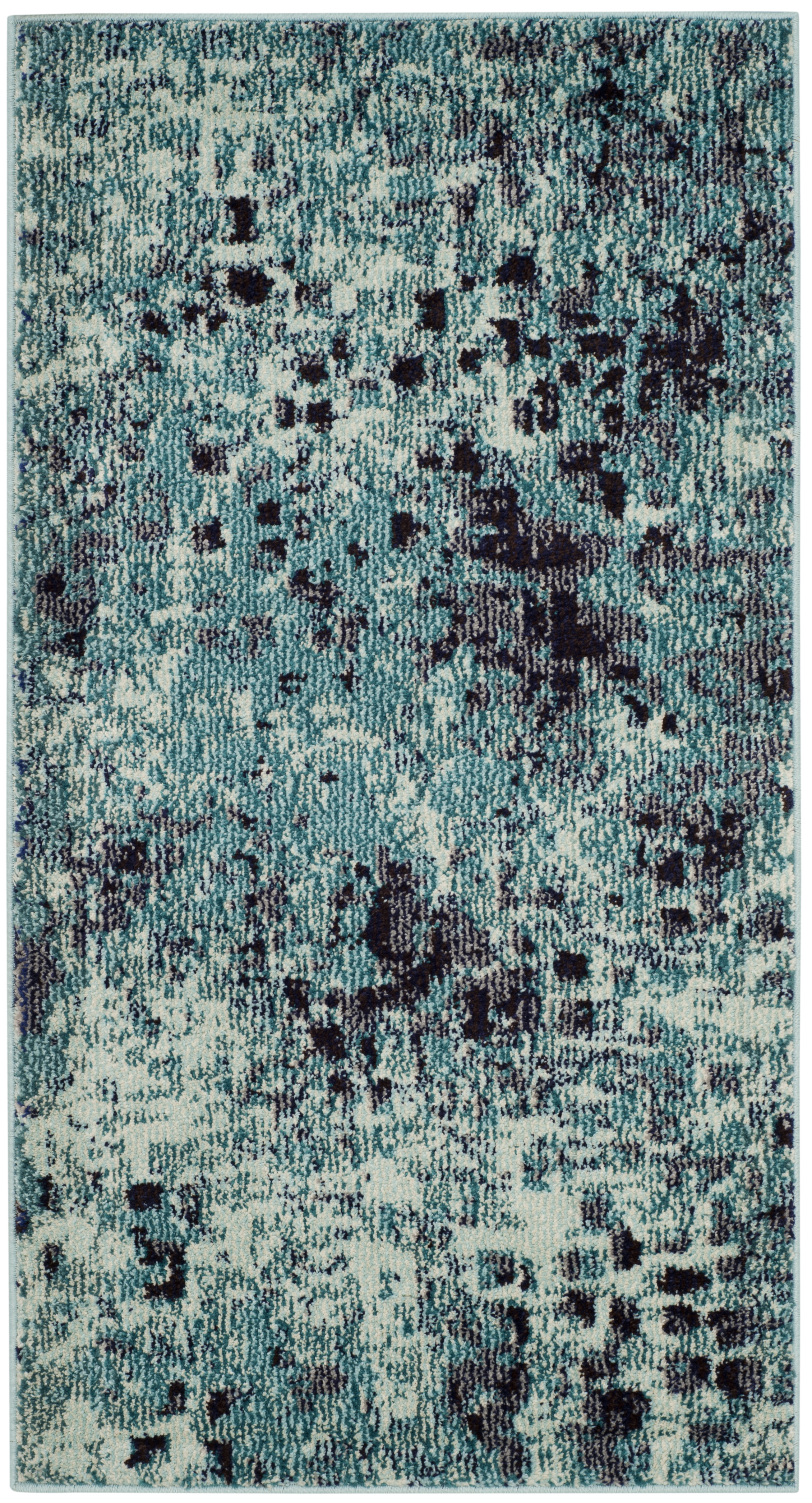 Safavieh Classic Texture Blue / Multi Vintage Area Rug MNC225J