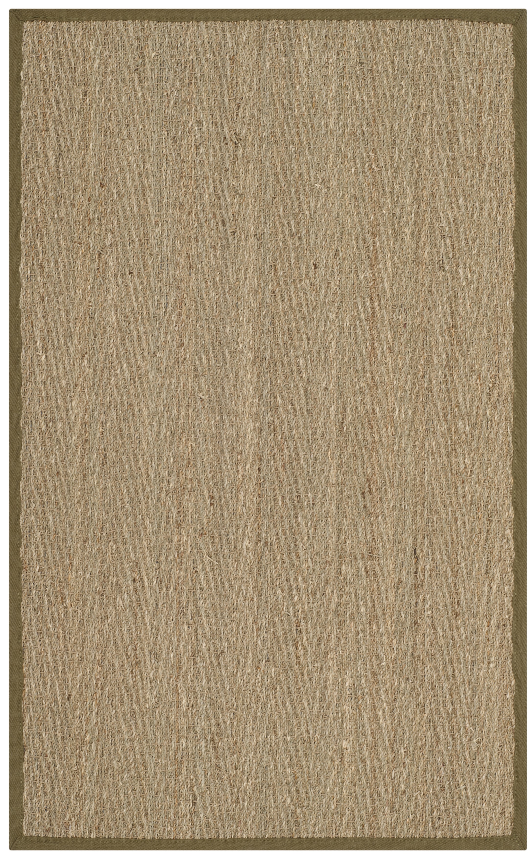 Safavieh Power Loomed Natural Fiber Collection Natural/Olive Area Rugs – NF115G