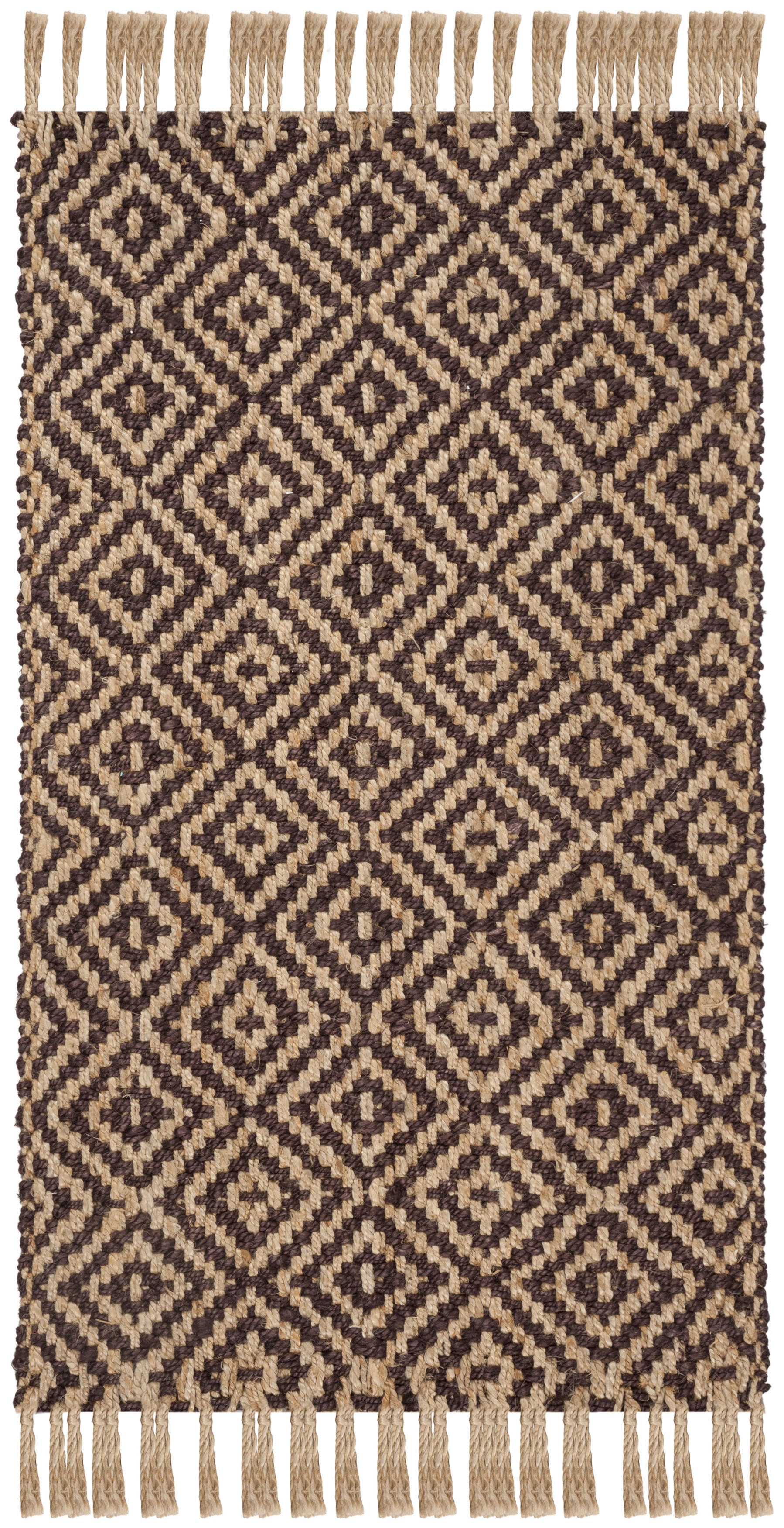 Safavieh Hand Woven Natural Fiber Collection Brown/Natural Area Rugs – NF266E