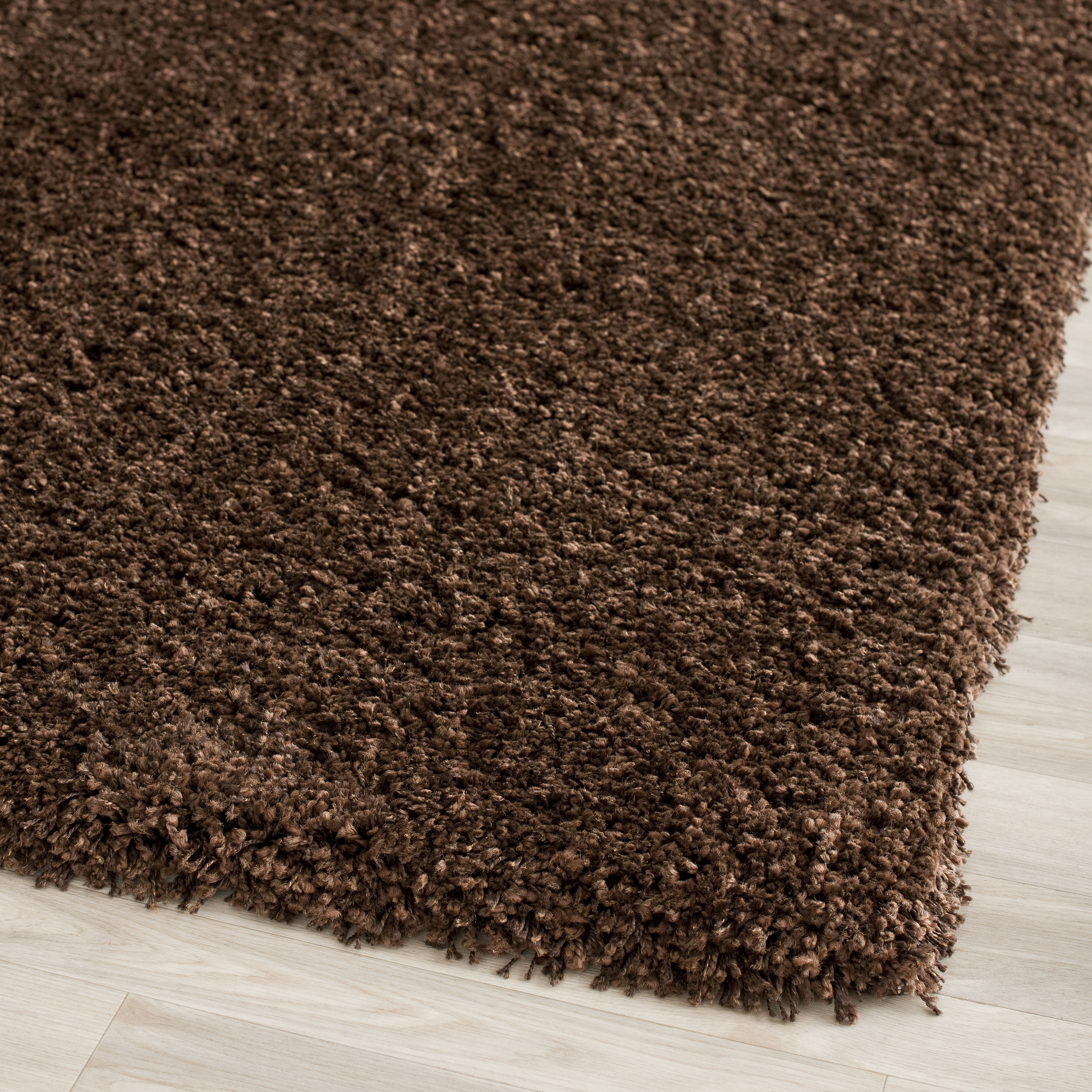 Safavieh Power Loomed BROWN Plush Shag Area Rugs – SG151-2727