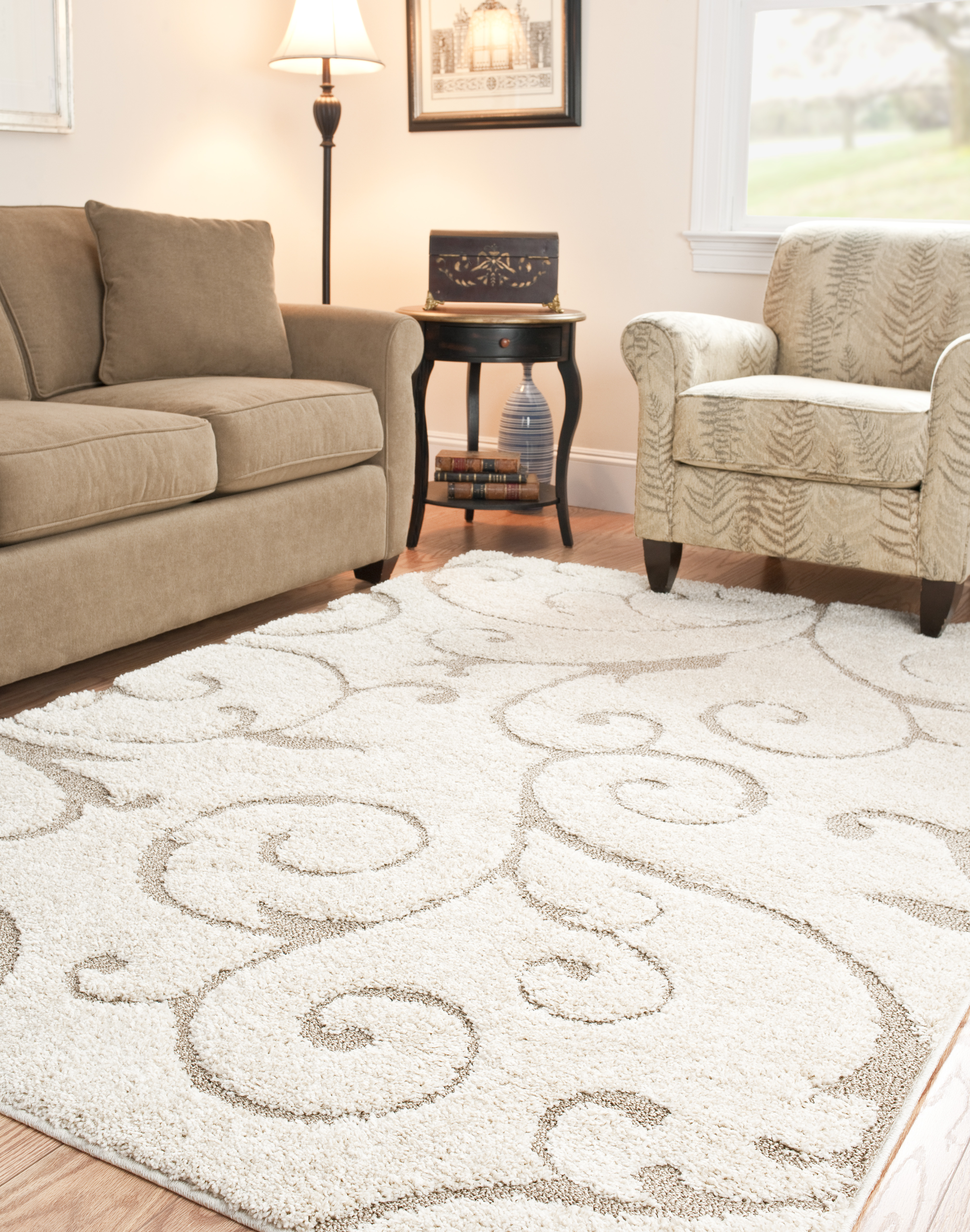 Safavieh Power Loomed CREAM/BEIGE Shag Area Rugs - SG455-1113 | eBay