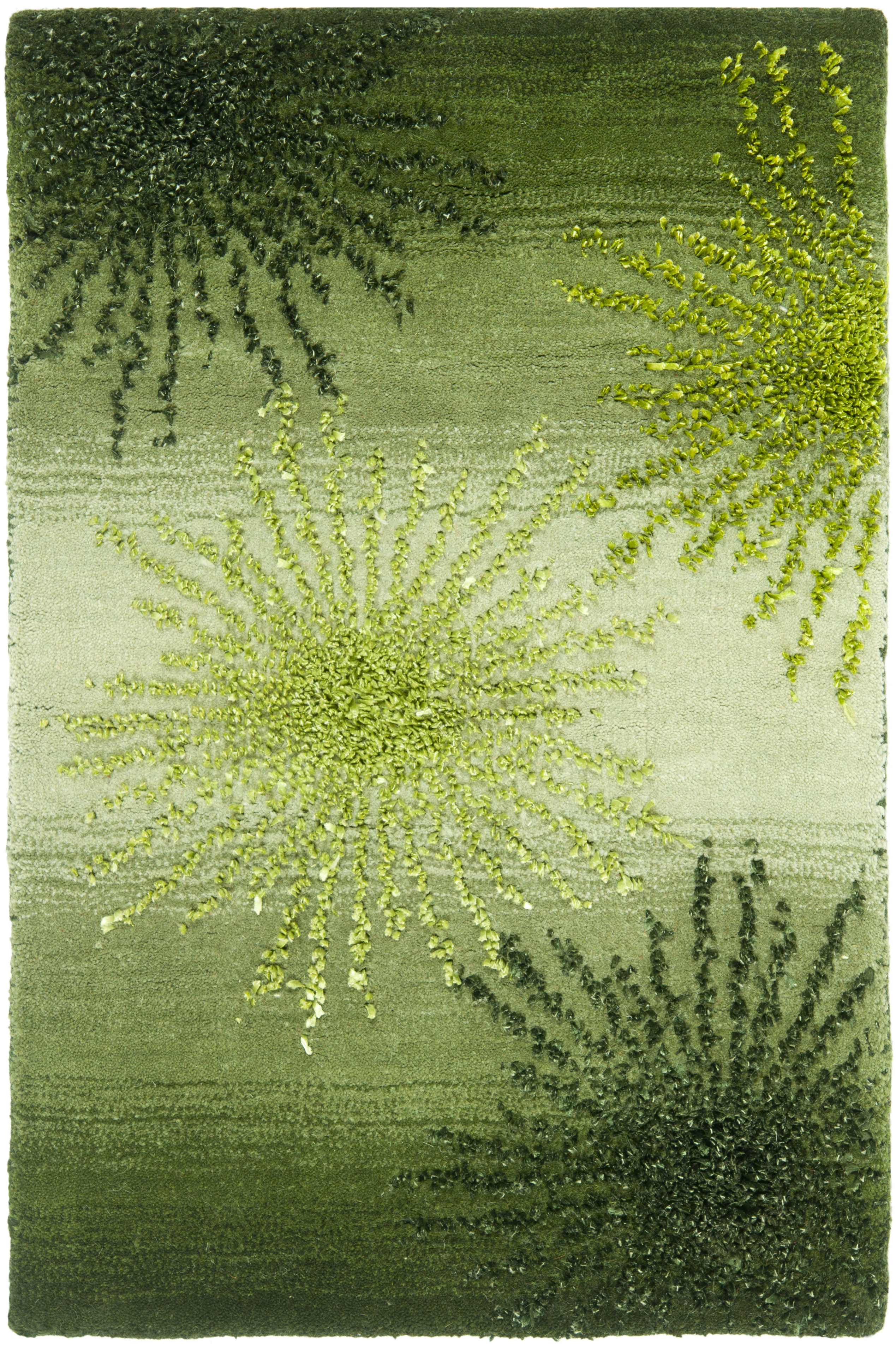 Green / Multi Safavieh Soho Wool Area Rug SOH712G