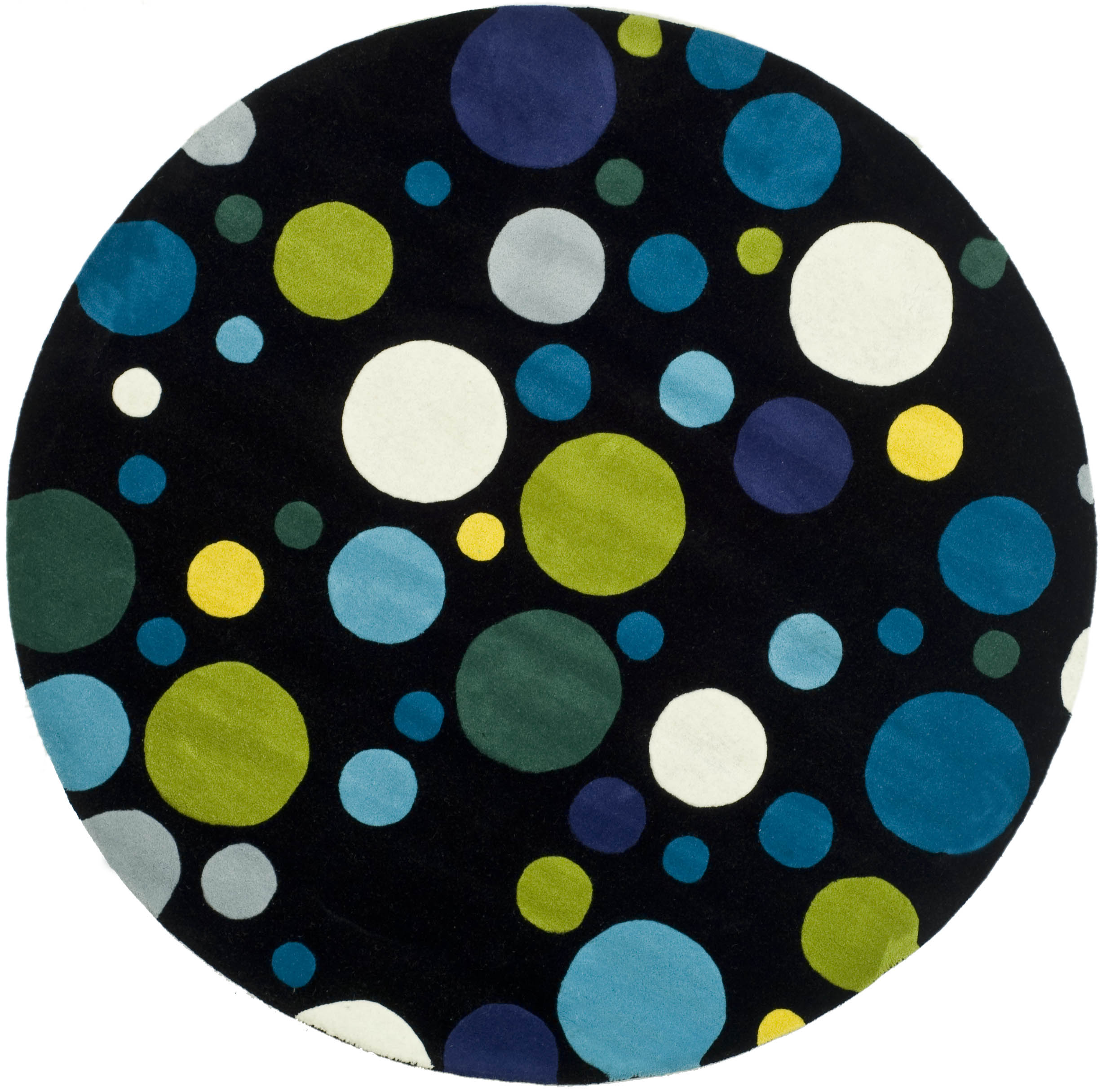 Tapis de corridor en laine capitonnée à la main 2 pi 6 po x 8 pi de