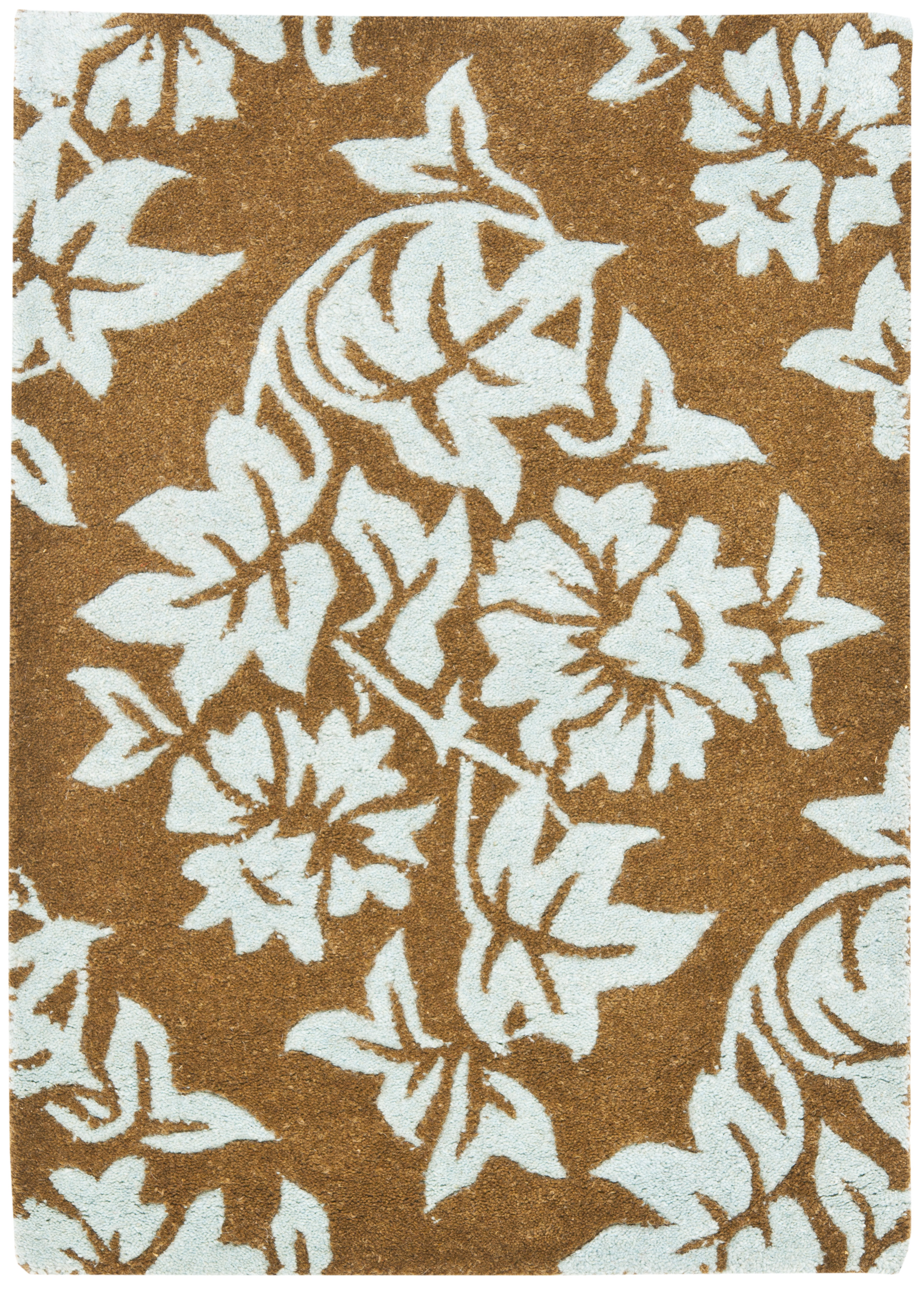 Light Brown / Blue Safavieh Soho Wool Area Rug SOH770B